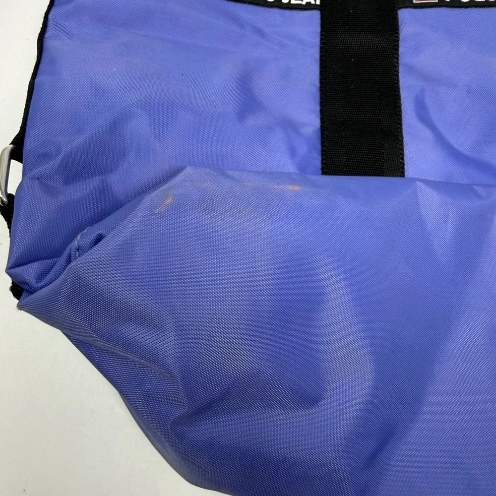 Polo Jeans Co Ralph Lauren Tote Bag Blue‎ Logo Webbing Large With Mini Pouch